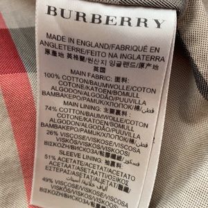 Burberry overcoat
